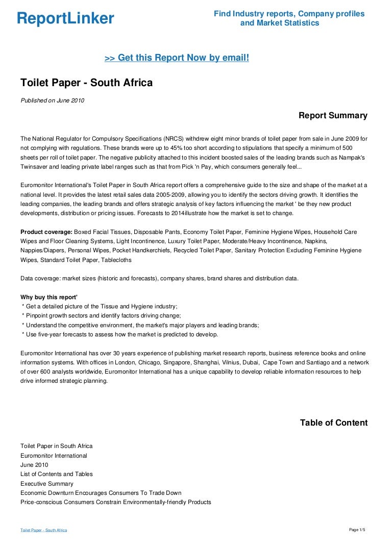 directory disposable email industry paper report research tissue